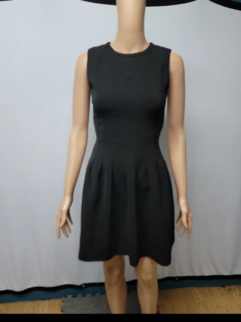 h&m black skater dress Doll-style dress main image 0